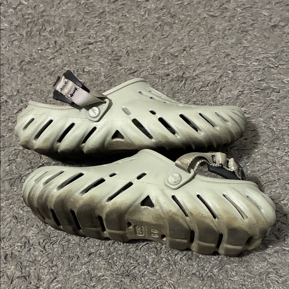 Grey crocs echo